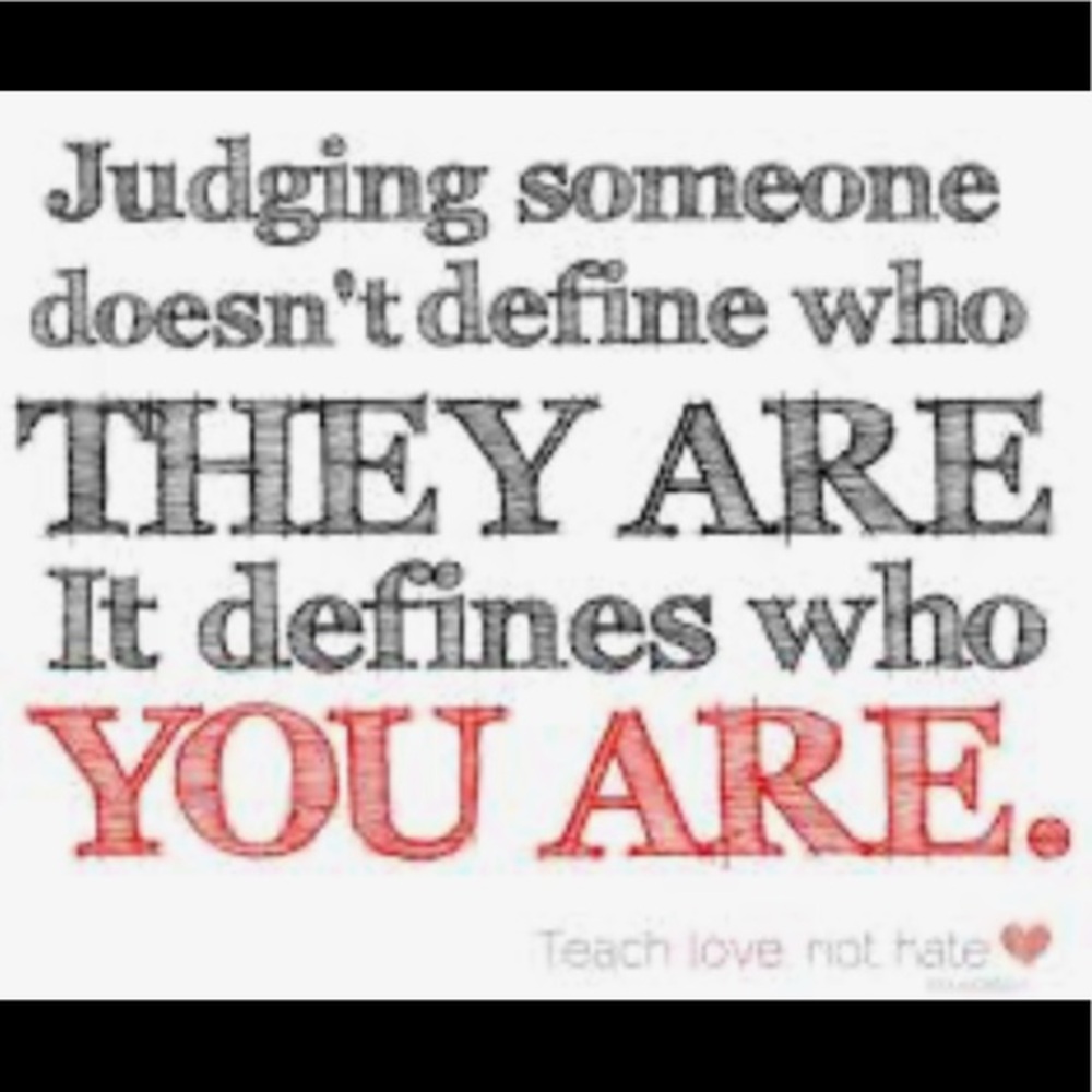 Less Judging and More Kindness Please 🙏